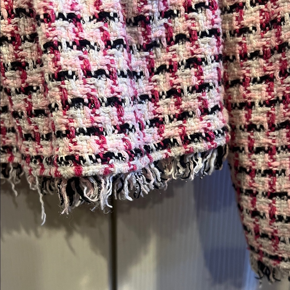 Kate Spade Pink and Black Tweed Blazer - Picture 6 of 10